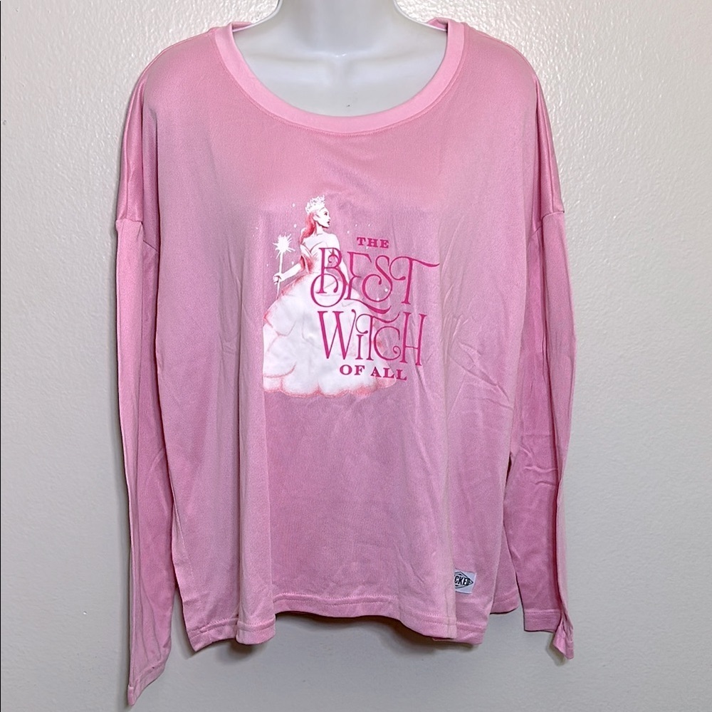 Universal Pink Long Sleeve Boxy Tee